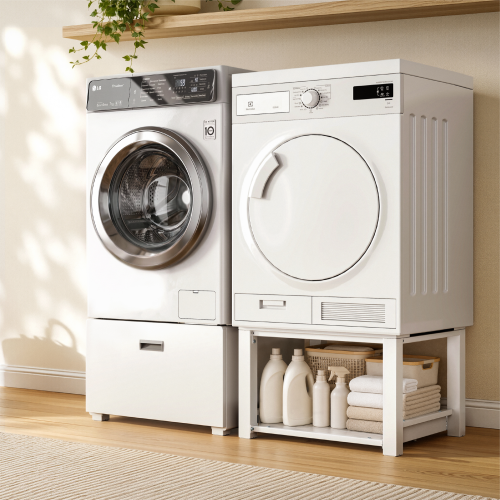 Modern Select Heavy-Duty Washer & Dryer Pedestal WMS15-01 Designed for comfort, storage, and stability. from china(chinese)