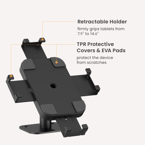 MaxFit Anti-Theft Tabletop Tablet Mount PAD41-03  Ready for tablets up to 14.6" from china(chinese)