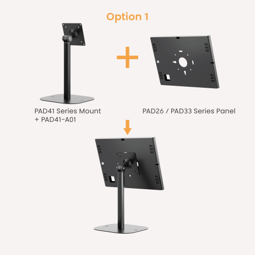 VESA Adapter Plate for Tablet Mount PAD41-A01 75x75 / 100x100 VESA Compatible from china(chinese)