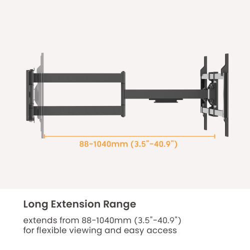 Extra-Long-Reach Heavy-Duty Full-Motion TV Wall Mount LPA99-463L Flexible Viewing for Larger Home TVs from china(chinese)