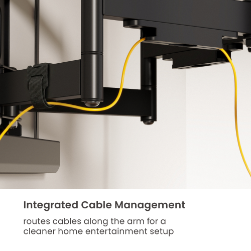 Wide-Stud Heavy-Duty Full-Motion TV Wall Mount with Lateral Shift Wall Plate LPA99-696A Easier Centering for Off-Center Studs from china(chinese)