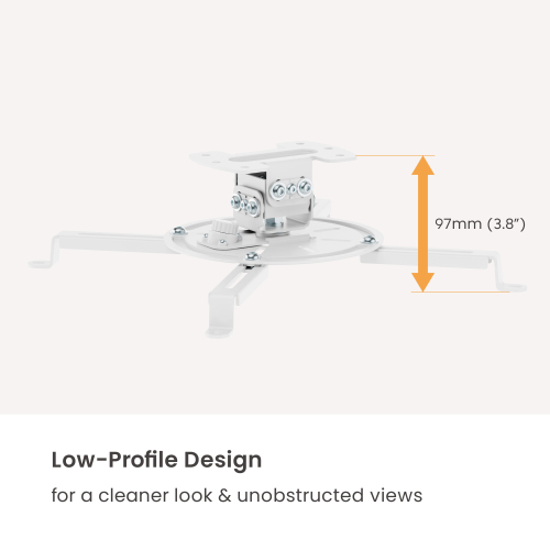 Low-Profile Cost-Effective Projector Ceiling Mount PRB26-01 Strong Support up to 25kg/55lbs from china(chinese)