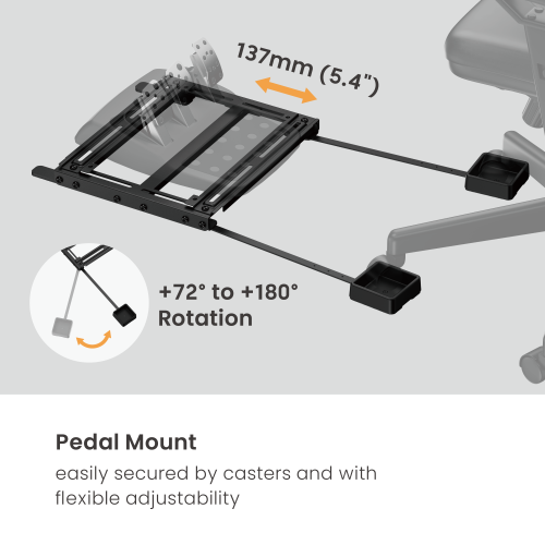 Universal Mounting Accessories for Racing Sim Gears LRA04-BS01 Compatible with gears from most brands such as Logitech, Thrustmaster. from china(chinese)