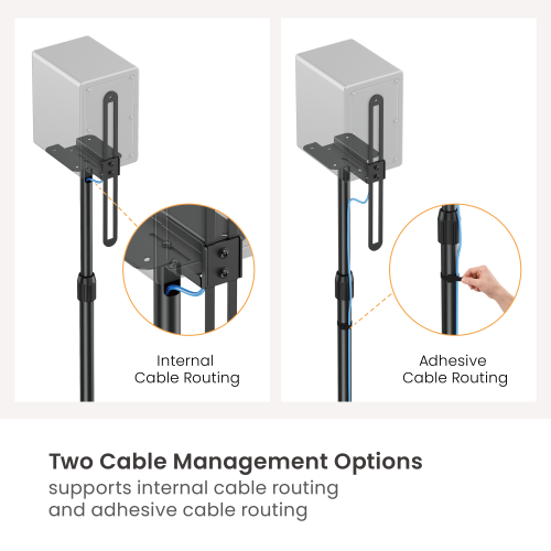 Universal Height Adjustable Speaker Floor Stand Pair BS79-01 Steady Sound, Simple Setup. from china(chinese)
