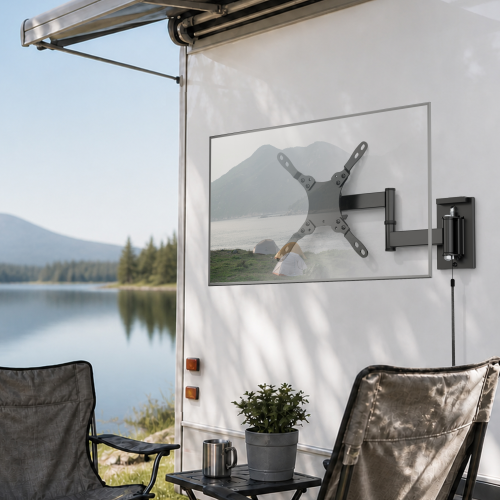 Lockable Full-Motion RV TV Wall Mount with Extended VESA LPA96-222 Move Viewing Where You Need It   from china(chinese)
