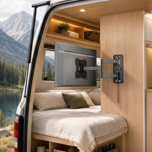Lockable Full-Motion RV TV Wall Mount LPA96-223 Secure Viewing for Compact RV Living  from china(chinese)