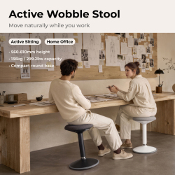 Ergonomic Height Adjustable Wobble Stool