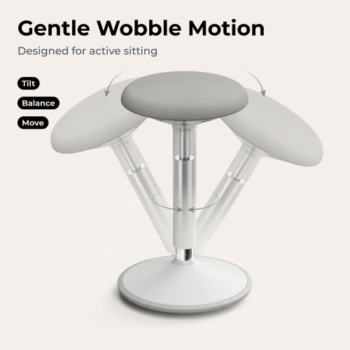 Ergonomic Height Adjustable Wobble Stool CH04-15 Dynamic Enough for Active Sitting from china(chinese)