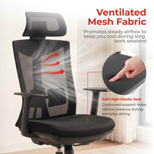 Premium High-Back Mesh Office Chair CH05-9 Sit Healthier, Work More Focused from china(chinese)