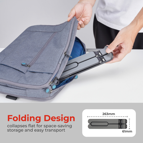  Portable 6-Level Adjustable Plastic Laptop Riser LPS02-6 For most 11”-15” laptops, tablets and more from china(chinese)