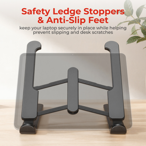  Portable 6-Level Adjustable Plastic Laptop Riser LPS02-6 For most 11”-15” laptops, tablets and more from china(chinese)