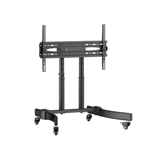 Cost-Effective Adjustable TV Cart (5-Level Height Adjustment) T1045G For most 37"-70“ TVs from china(chinese)