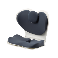 Foldable One-Piece Seat and Lumbar Cushion