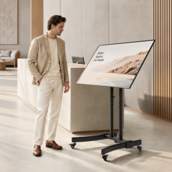 Cost-Effective Adjustable TV Cart (7-Level Height Adjustment) 